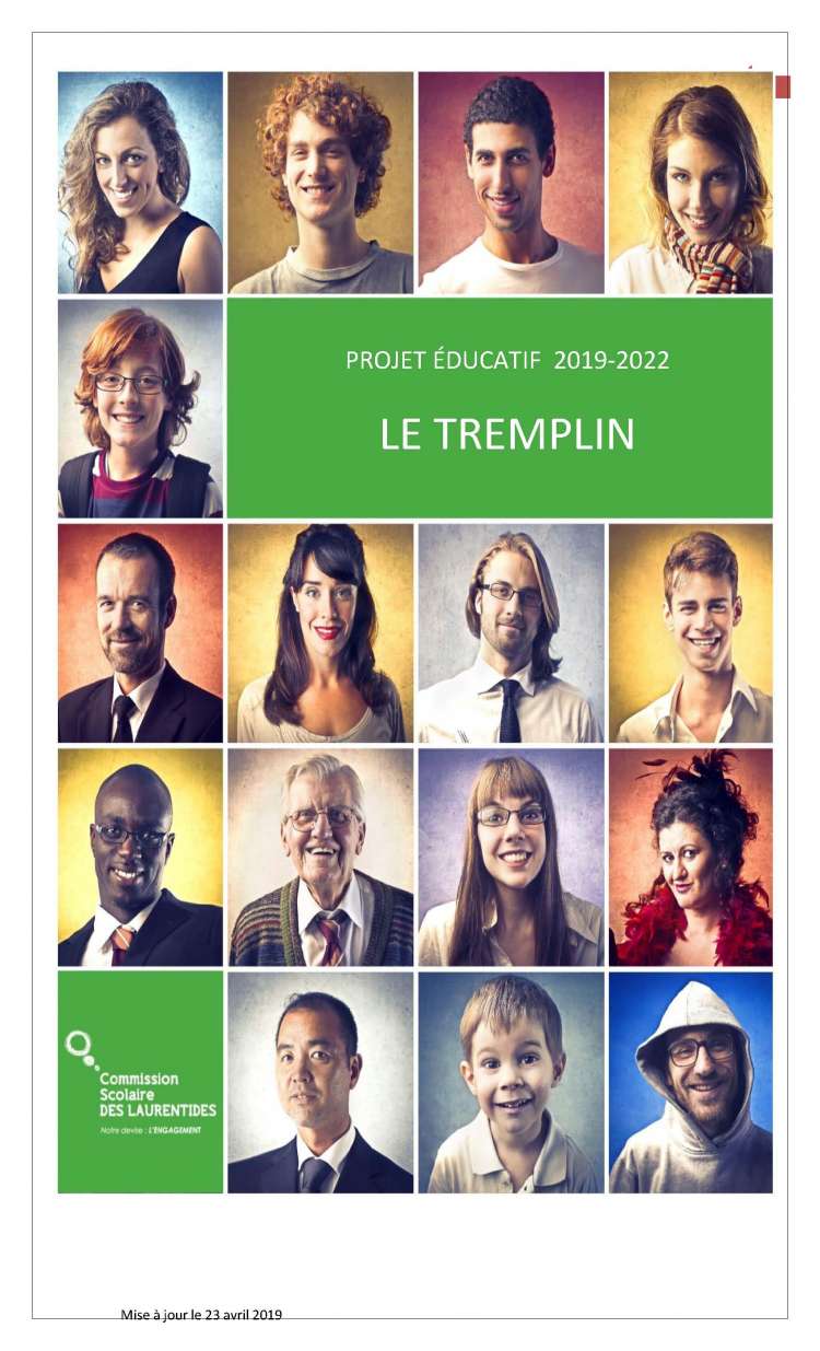 Pages de Projet éducatif Le Tremplin officiel